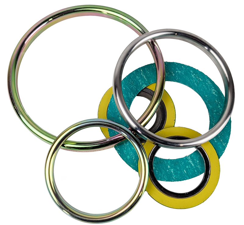 Various metal and non-metal gaskets